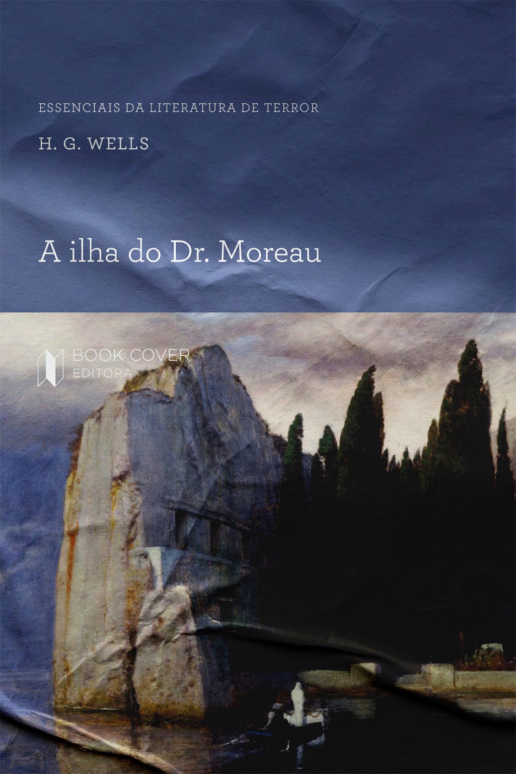 A ilha do Dr. Moreau de H. G. Wells - Book Cover
